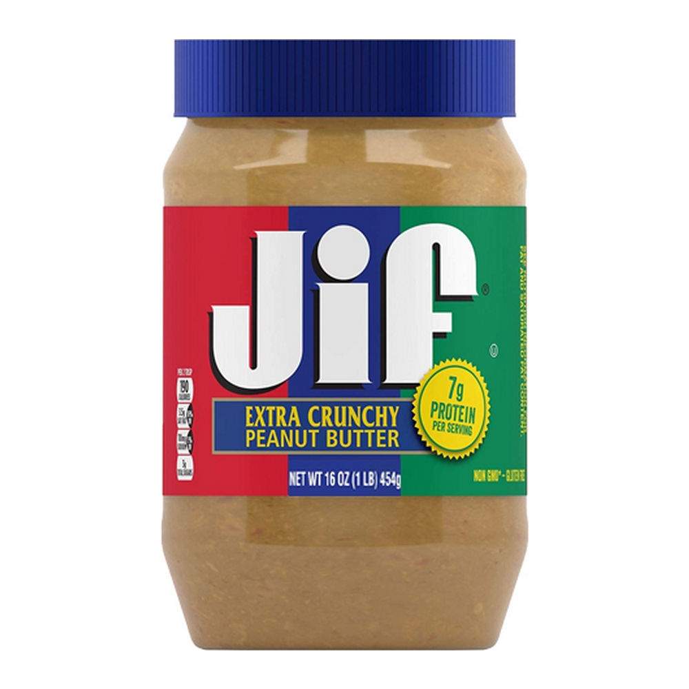 Jif - Extra Crunchy Peanut Butter - 454g