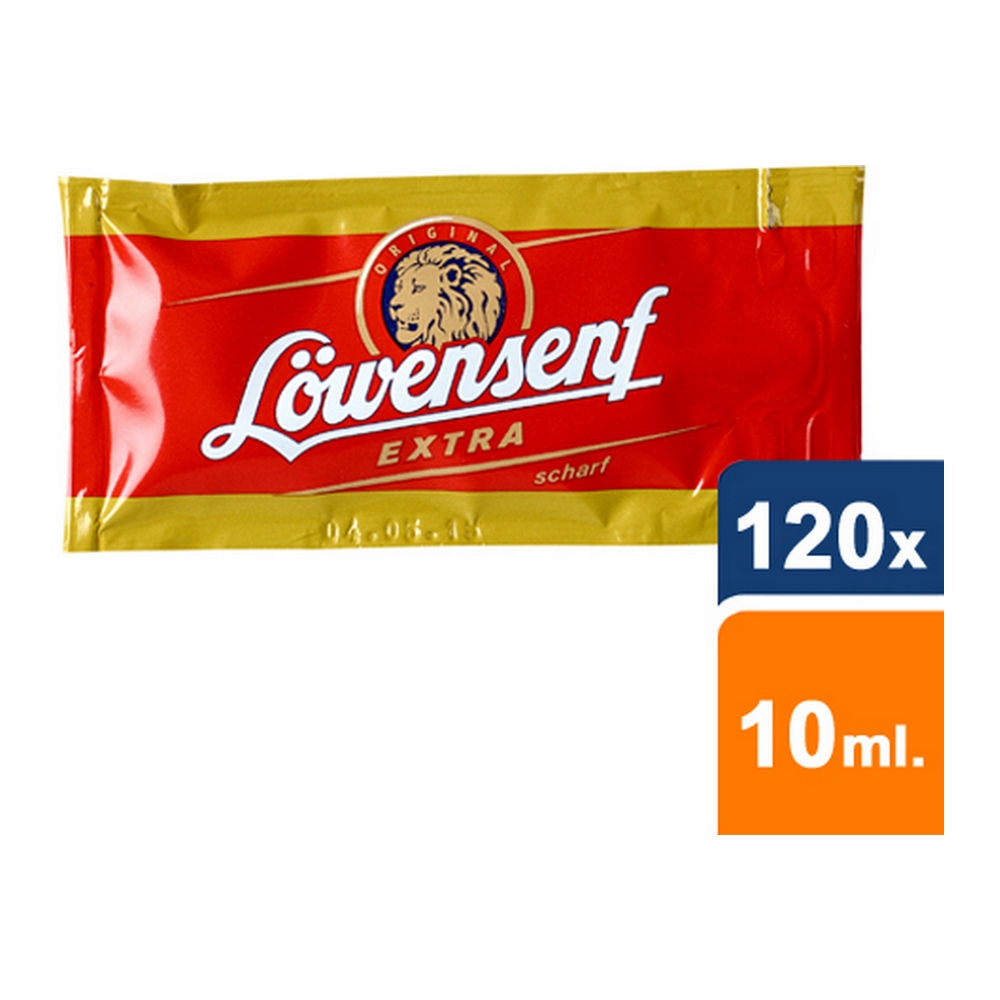 L&ouml;wensenf - Extra Hot Mustard - 120x 10ml