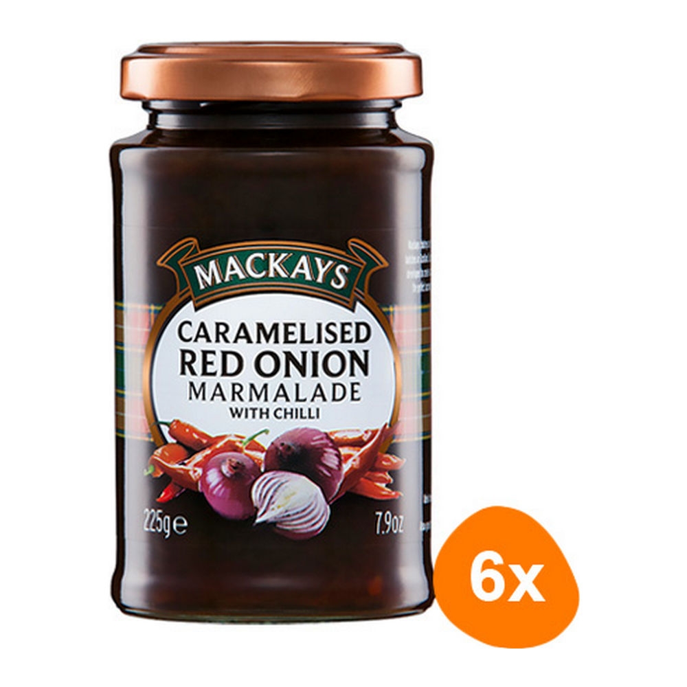 Mackays - Caramelised Red Onion Marmalade with Chili - 6x 225g