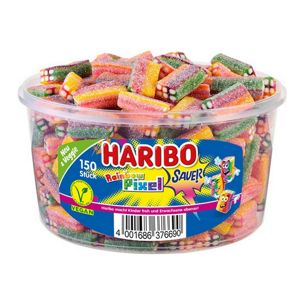 Haribo - Rainbow Pixel Sour - 150 pcs