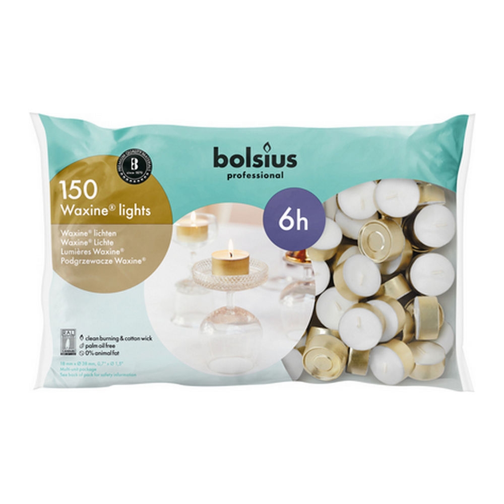 Bolsius - Tea Lights - 6 hours - 150 pieces