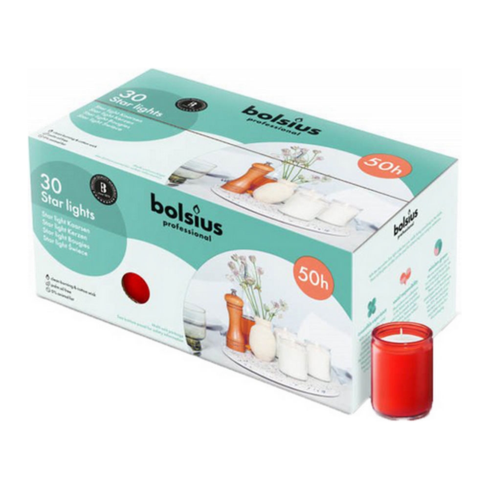 Bolsius - Starlights - Red - 30 pieces