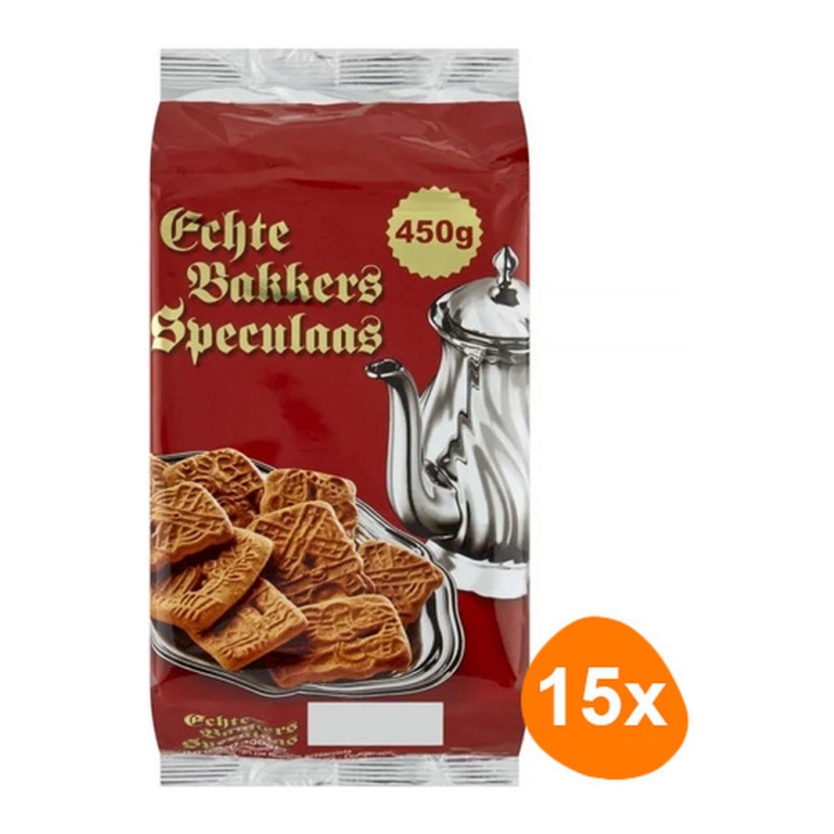De Ruiter's Bakkerij - Real Bakkery Speculaas - 15x 450g