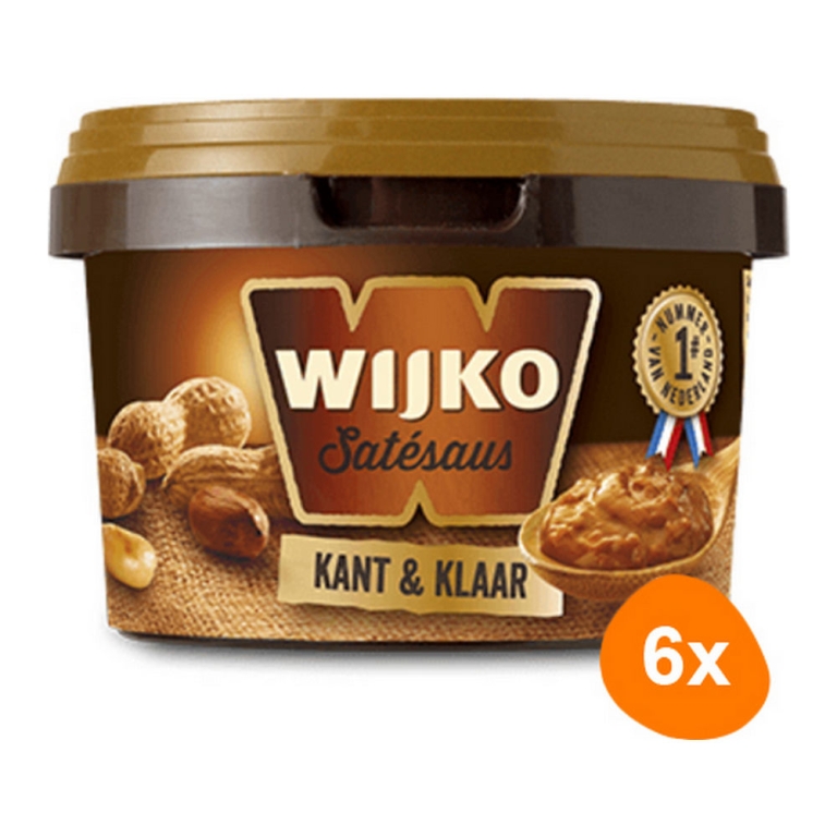 Wijko - Sataysauce (Ready to eat) - 6x 520g