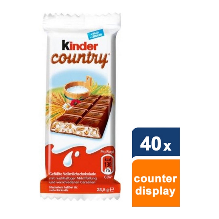 Ferrero Kinder Country - 40 Single Bars