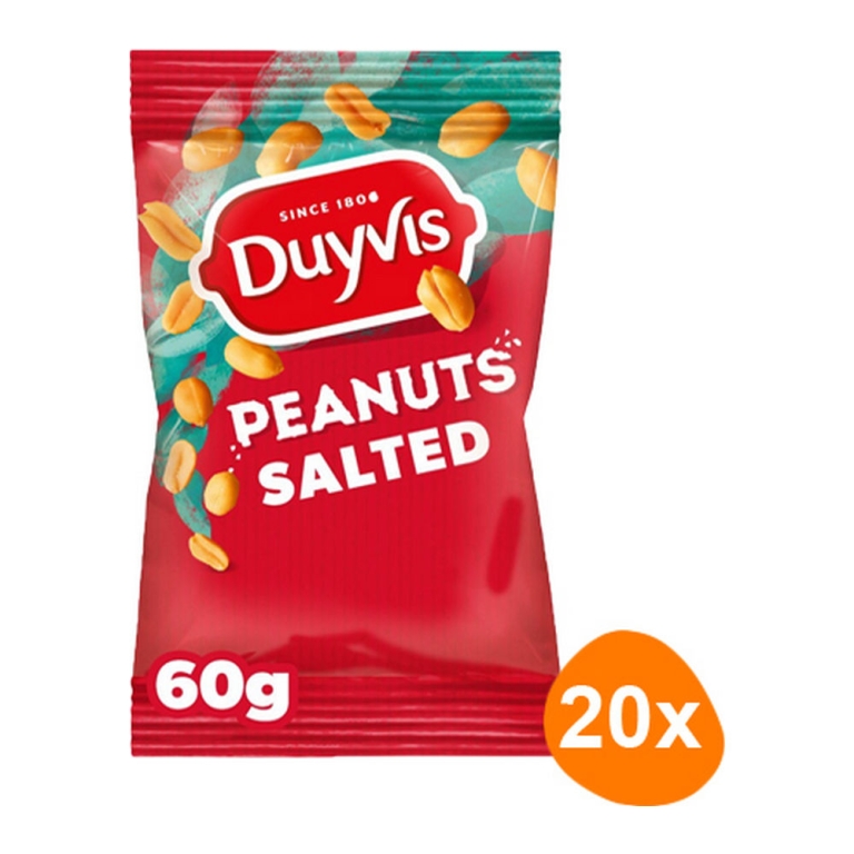Duyvis - Peanuts Salted - 20 Minibags