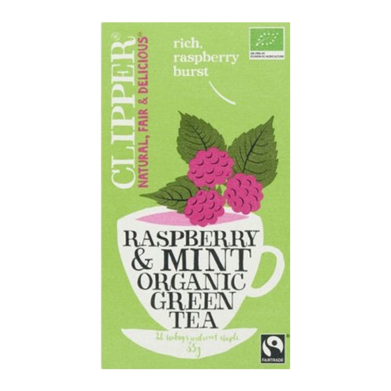 Clipper - Green Tea Raspberry Mint - 20 bags