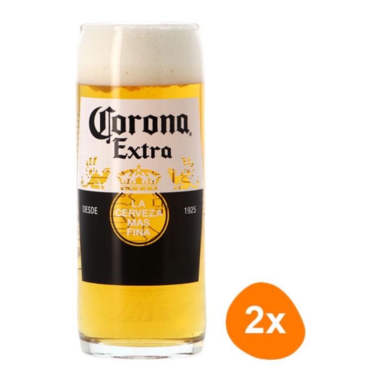 Corona - Beerglas 330ml - Set of 2