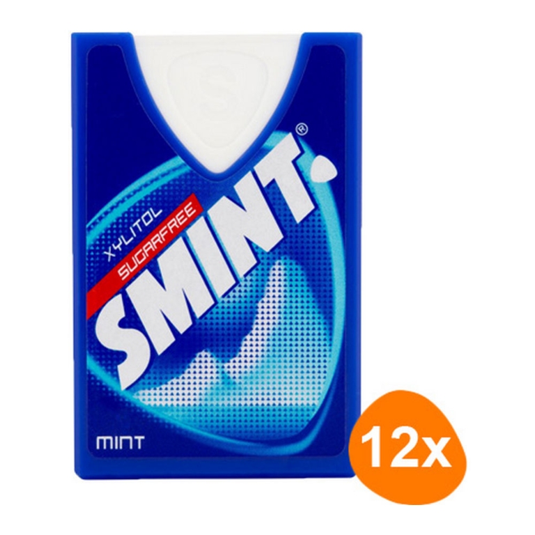 Smint - Mint Xylitol Sugarfree - 12x 40 pcs