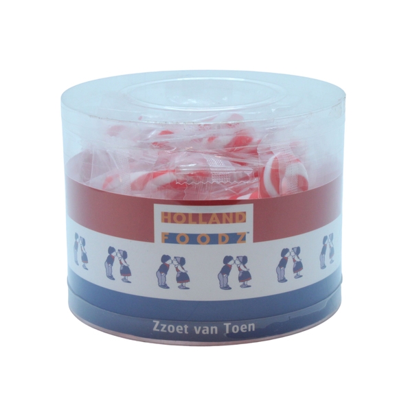 Holland Foodz | Candy Canes Mini Rood Wit | 30 x 5 gram