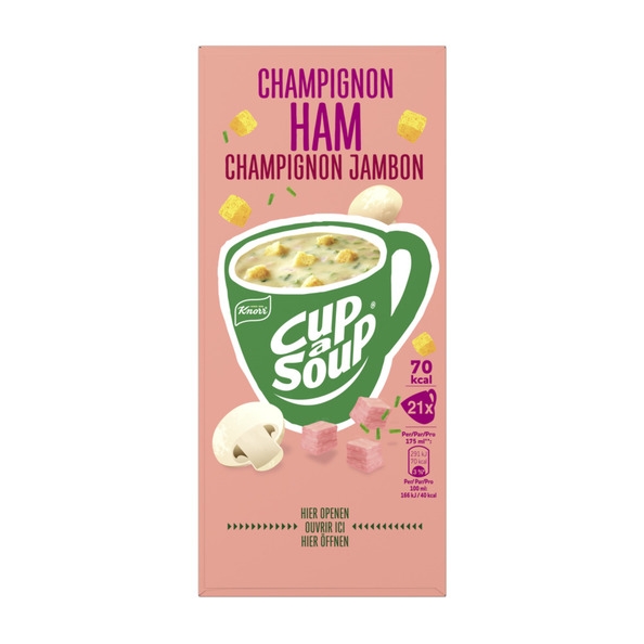 Knorr - Cup-A-Soup Mushroom Ham - 21 x 175 ml