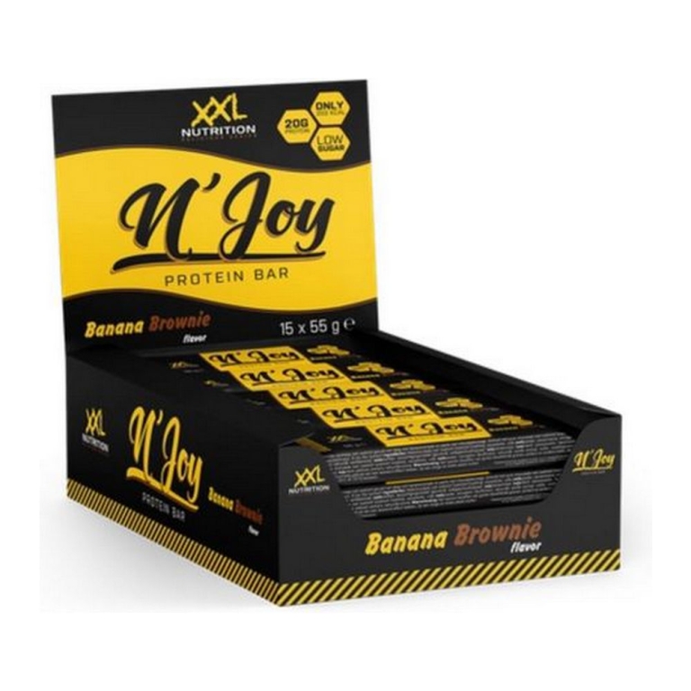 XXL Nutrition - N'joy Protein Bar Banana Brownie - 15x 55g