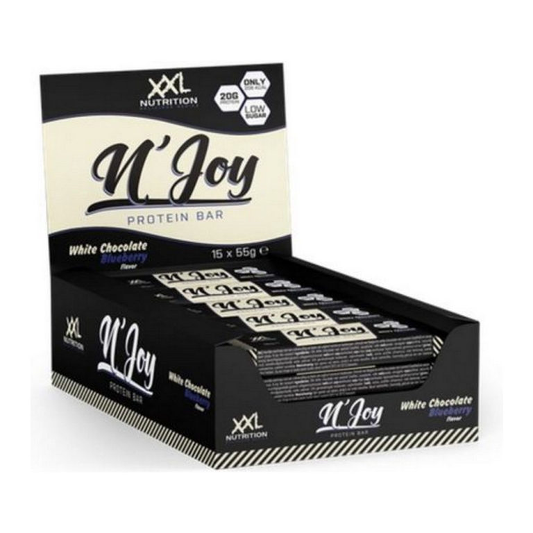 XXL Nutrition - N'joy Protein Bar White Chocolate Blueberry - 15x 55g