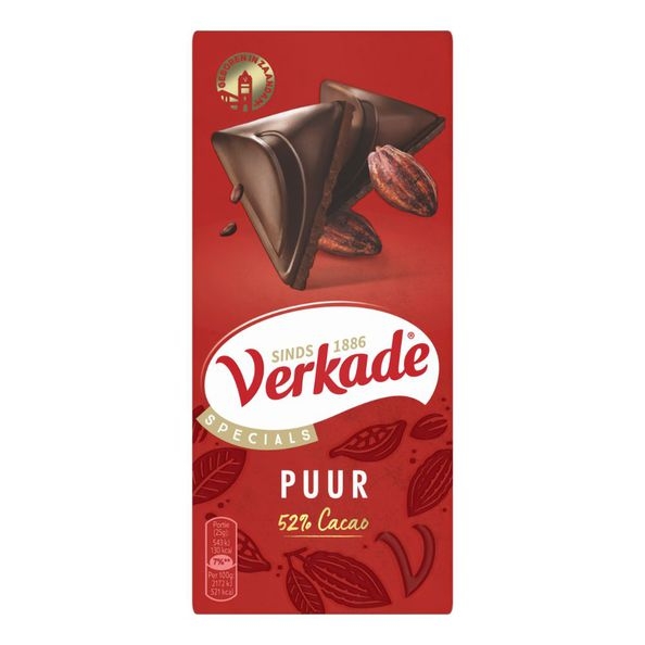Verkade - Reep Puur - 12x 90g
