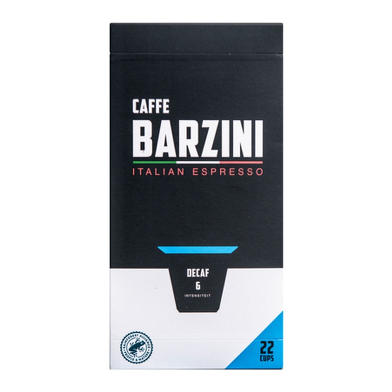 Barzini - Decaf Capsules - 22 stuks