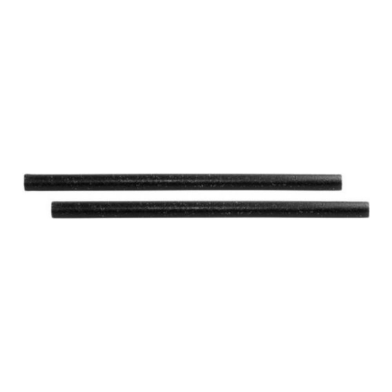 Drinkrietje - Zwart Cellulose 20cm - 100 stuks