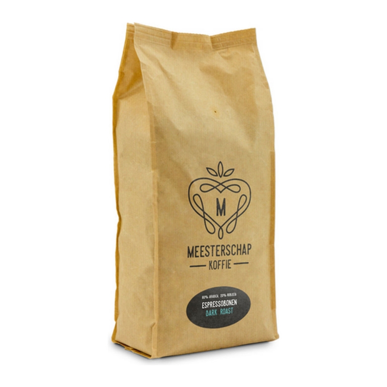 Meesterschap - Dark Espresso Beans - 8x 1000g