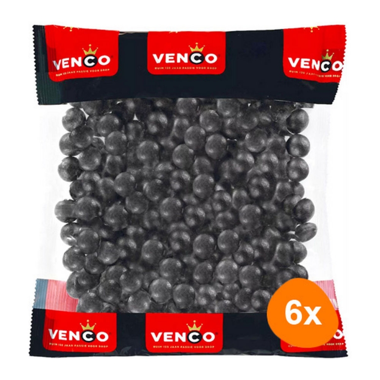Venco - Salmiac Rounds - 6x 1kg