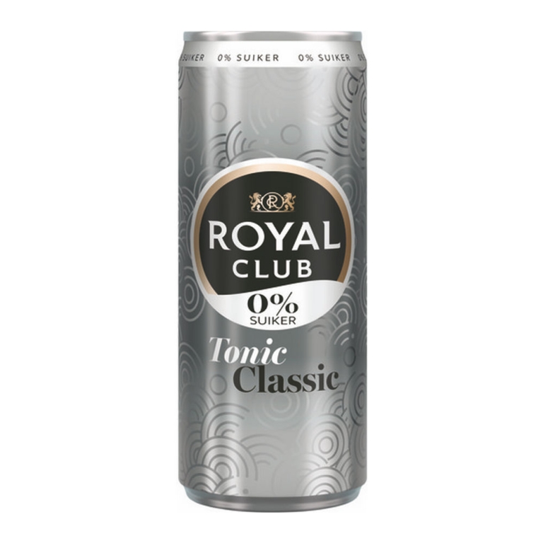Royal Club - Tonic Classic 0% Can - 12x 25cl