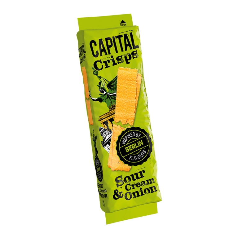 Capital Crisps - Berlin Sour Cream & Onion - 20 x 75 grams