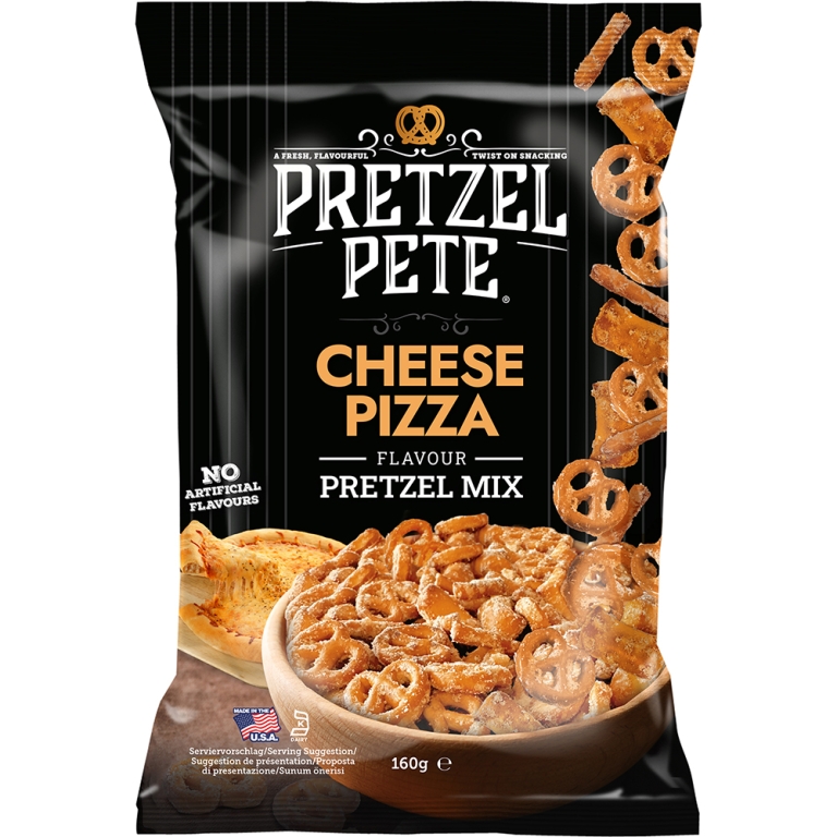 Pretzel Pete - Cheese Pizza Pretzel Mix - 8 x 160 grams