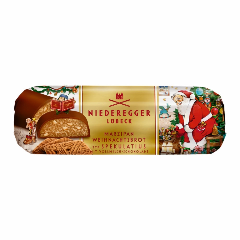 Niederegger - Marsepein Kerstbrood Speculaas - 15 x 125 grams