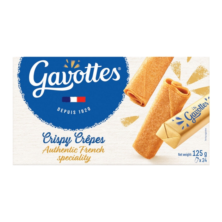 Gavottes - Crêpe Dentelle Naturel box - 14 x 125 grams