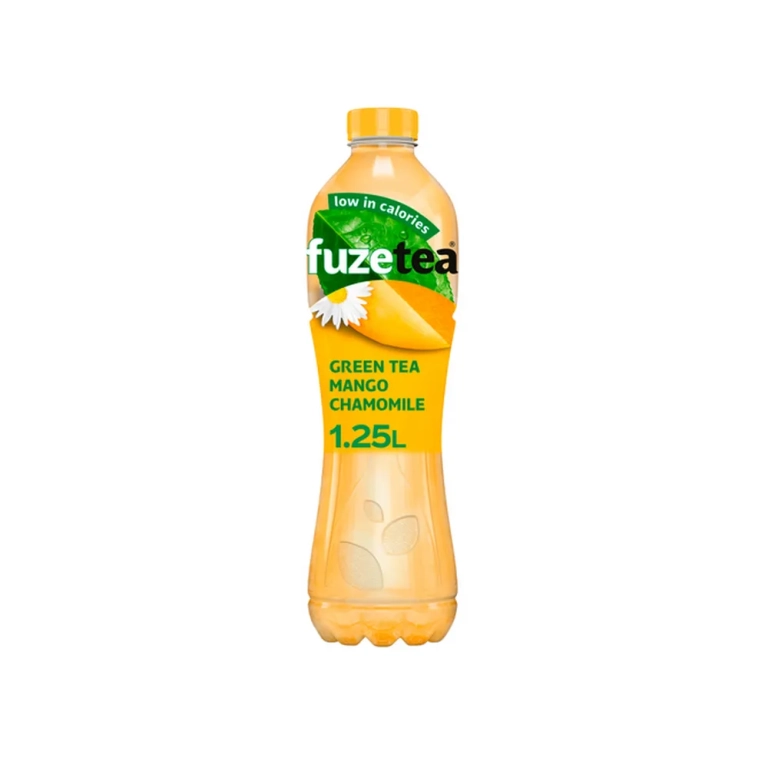 Fuze Tea - Green Tea Mango Chamomile - PET - 6 x 1.25 liters - Best before 10/31/2026