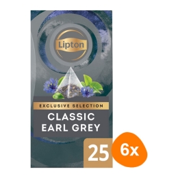 Lipton - Exclusive Selection Classic Earl Grey - 6x 25 Tea bags