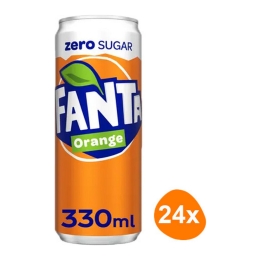 Fanta - Zero Orange - 24x 330ml