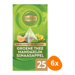 Lipton - Exclusive Selection Green Tea Mandarine Orange - 6x 25 Tea bags