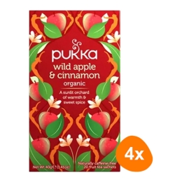 Pukka - Wild Apple & Cinnamon - 4x 20 Tea Bags