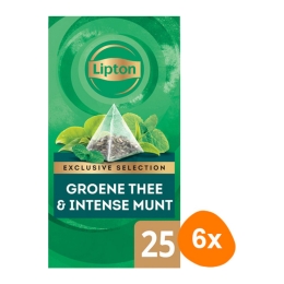 Lipton - Exclusive Selection Subtile Mint - 6x 25 Tea bags