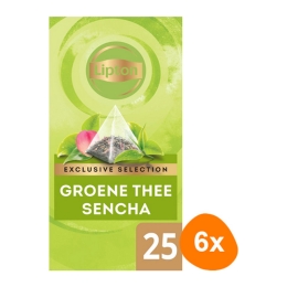 Lipton - Exclusive Selection Green Tea Sencha - 6x 25 Tea bags
