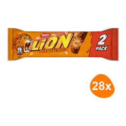 Lion - Chocolate Bar Peanut (2-pack) - 28 Bars