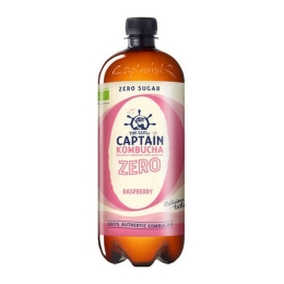 The Gutsy Captain - Kombucha Zero Raspberry - Organic - 6 x 1000 ml