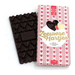 JB Diesch - Zeeland Hearts Bar Dark 72% - 12 x 100 grams