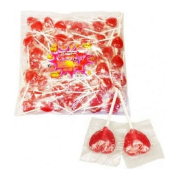 Cand'art - Fun Hearts Lollipops - 100 x 12 grams