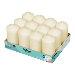 Bolsius - Pillar Candles - 130/70 - Ivory - 12 pieces