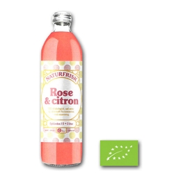 Naturfrisk - Cordial Rose & Lemon Organic - 12 x 500 ml