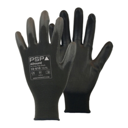 PSP - 10-610 PU Zwart Werkhandschoen 12 Paar Maat 7/S - Per stuk