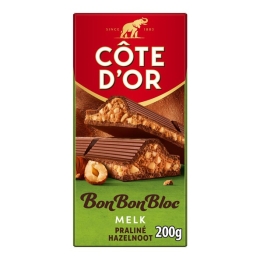 Cote d'Or - Hazelnut Chocolate Bar - 15 x 200 grams
