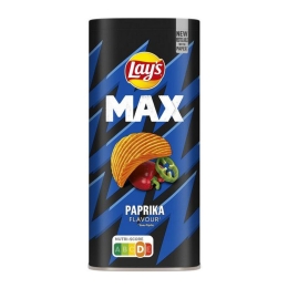 Lays - Max Paprika Canister - 8x 125g