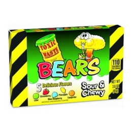 Toxic Waste - Gummy Bears Theatre Box - 12 x 85 gram