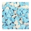 Dextrose - Fruit Hearts - Blue/White - 1 kg