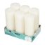 Bolsius - Rustic Pillar Candles 190/68 - Soft Pearl - 6 pieces